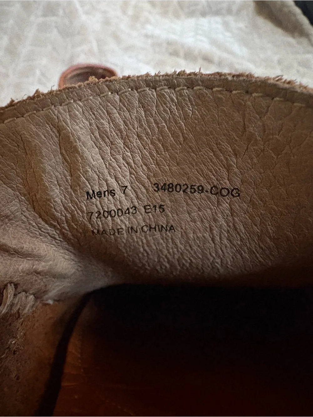 Frye Men's Cognac Leather Slip-On Loafers